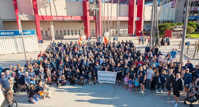 Raymond James associates at the Tampa Bay Heart Walk